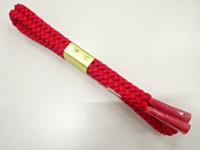 JAPANESE KIMONO / UNUSED HAND-TIED OBIJIME